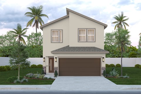 Floor plan for 3 beds, 2.5 baths, 1378 sqft
